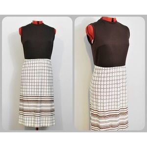 Hobnobber Naturally Brown 70s Dress